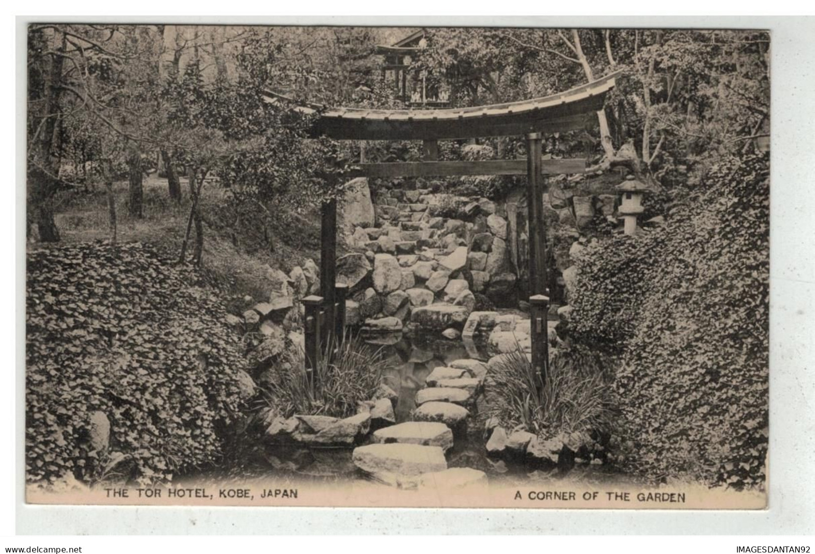JAPON JAPAN #18786 THE TOR HOTEL KOBE CORNER OF GARDEN - Kobe