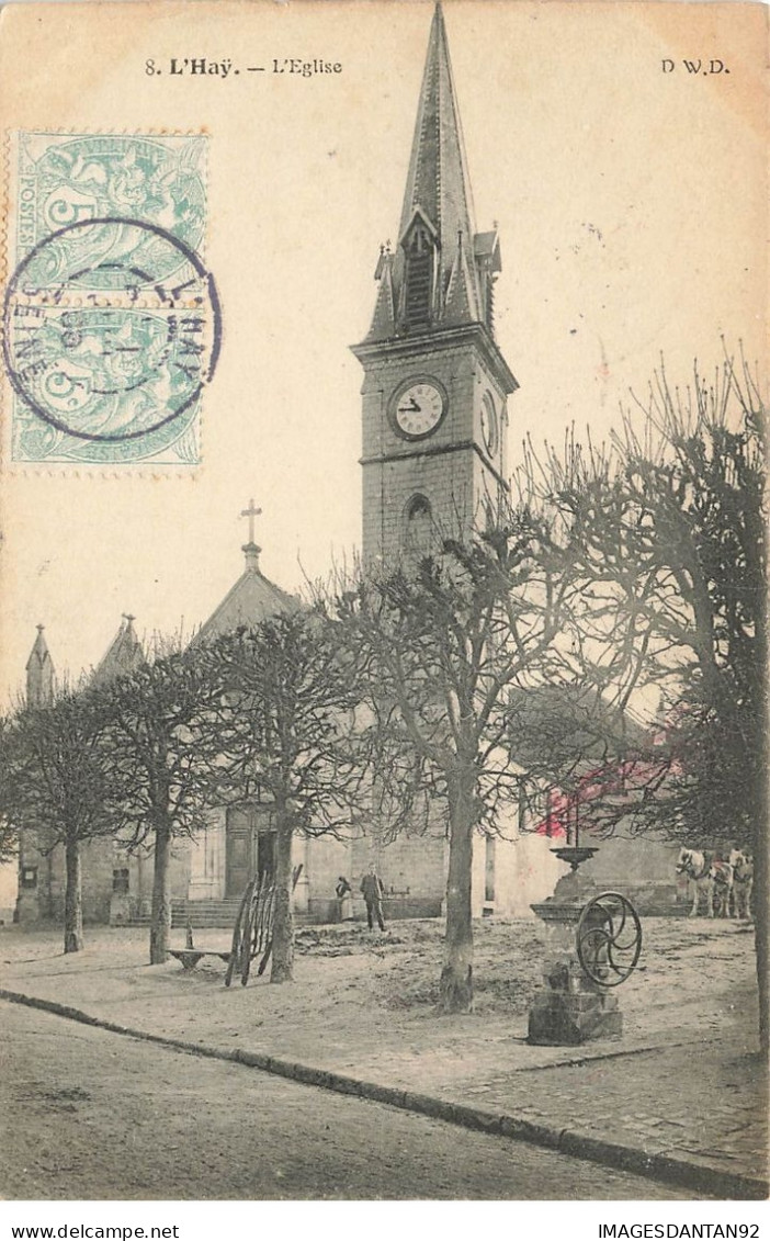 94 L HAY LES ROSES #21874 EGLISE - L'Hay Les Roses