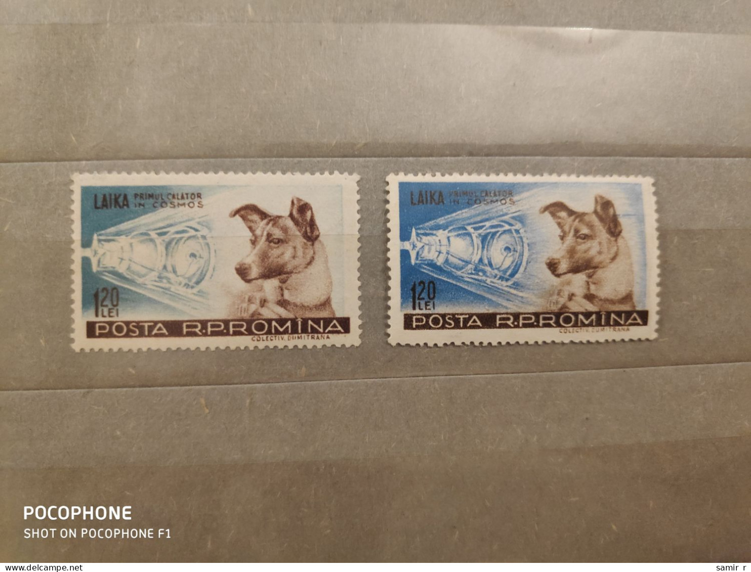 1957	Romania	Space (F92) - Unused Stamps