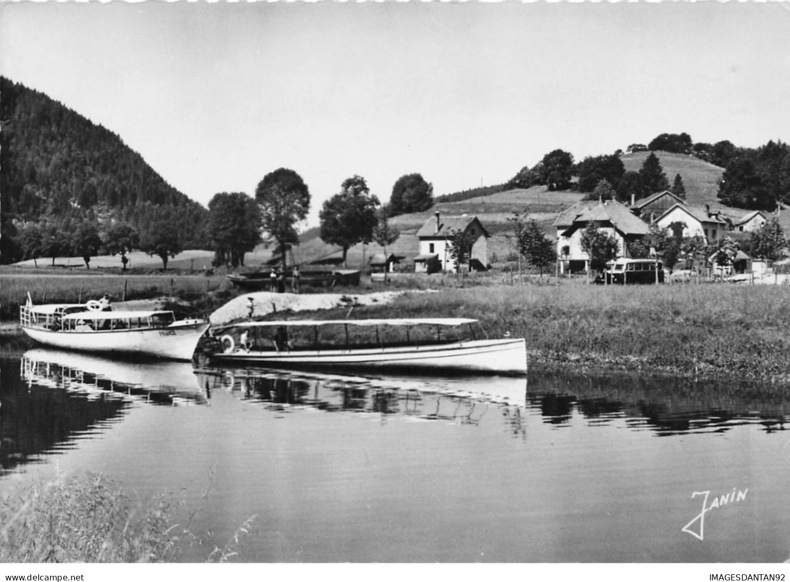 25 VILLERS LE LAC #22159 EMBARCADERE HOTEL DU SAUT DU DOUBS FONTIERE FRANCO SUISSE - Otros & Sin Clasificación