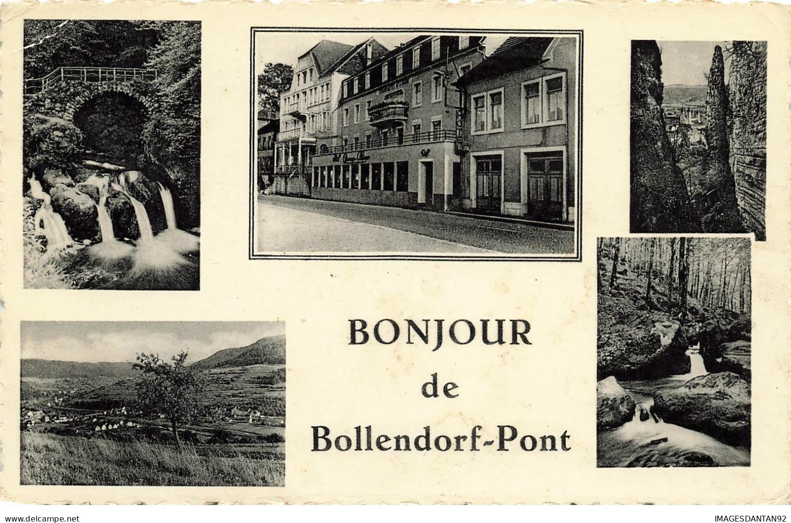 LUXEMBOURG #22058 BOLLENDORF PONT GRAND HOTEL DE LA GARE ALTRINGER BONJOUR DE - Otros & Sin Clasificación