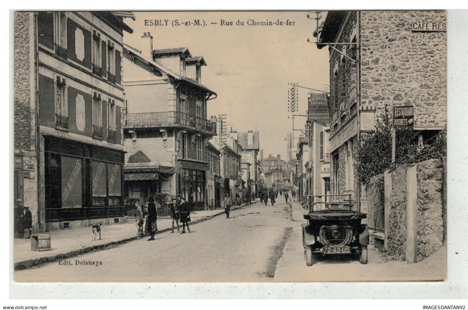 77 ESBLY #19467 RUE DU CHEMIN DE FER - Esbly