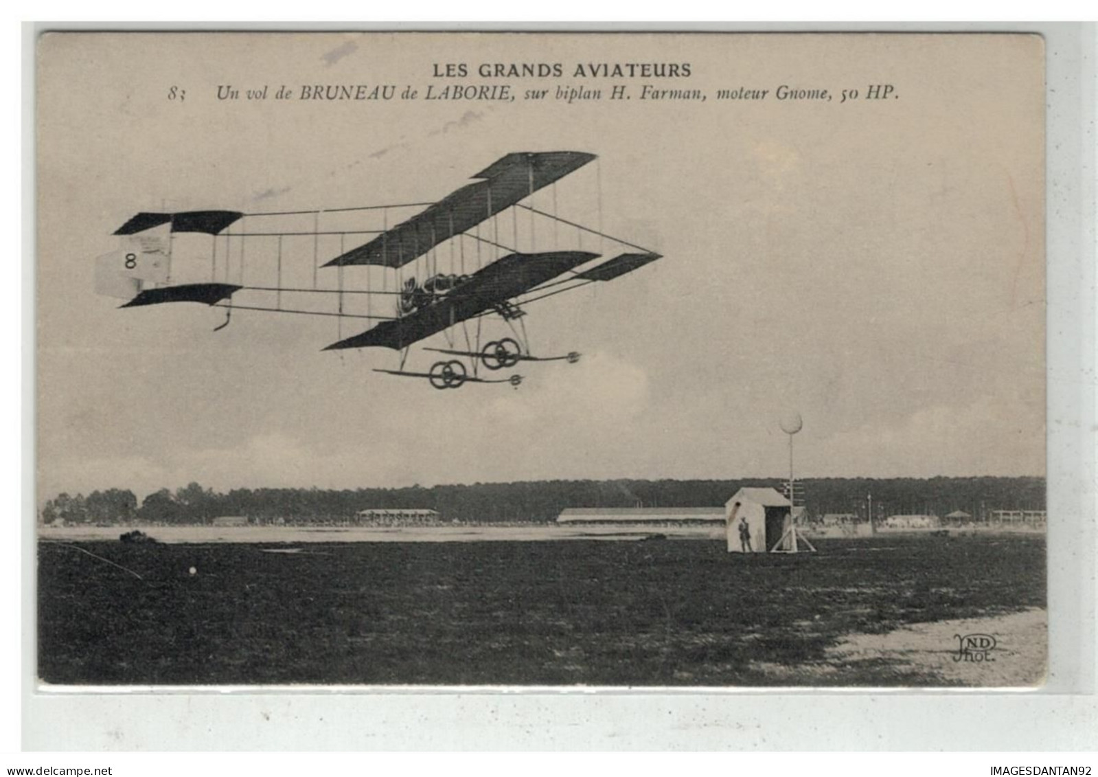 AVIATION #18395 AVION PLANE UN VOL DE BRUNEAU DE LABORIE SUR BIPLAN FARMAN - ....-1914: Precursors