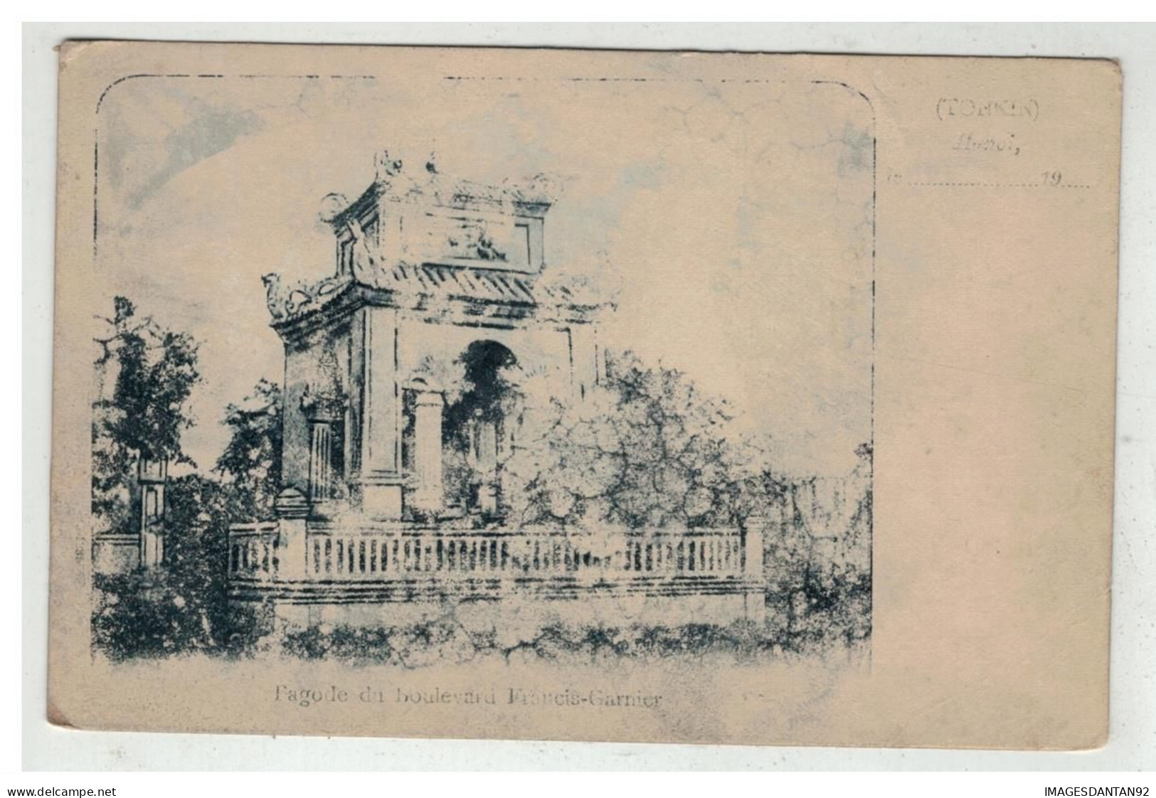TONKIN INDOCHINE VIETNAM SAIGON #18532 HANOI PAGODE DU BOULEVARD FRANCIS GARNIER - Viêt-Nam