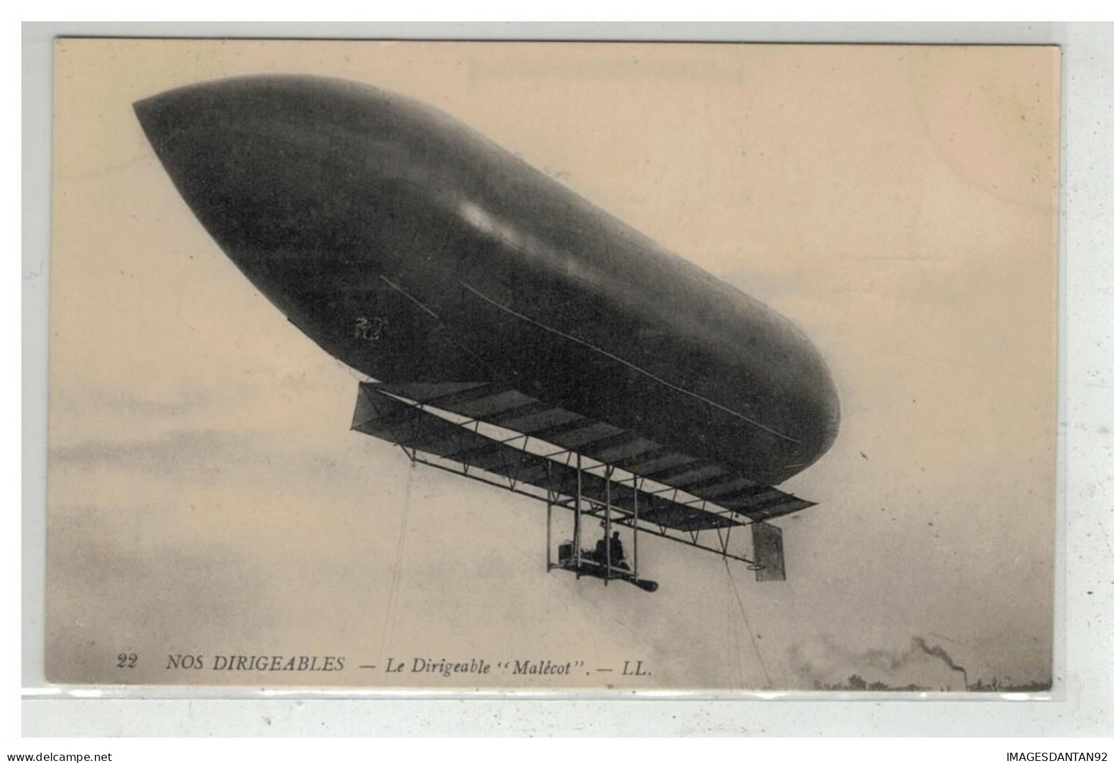 AVIATION #18117 BALLON DIRIGEABLE LE DIRIGEABLE MALECOT NÂ°22 - Zeppeline
