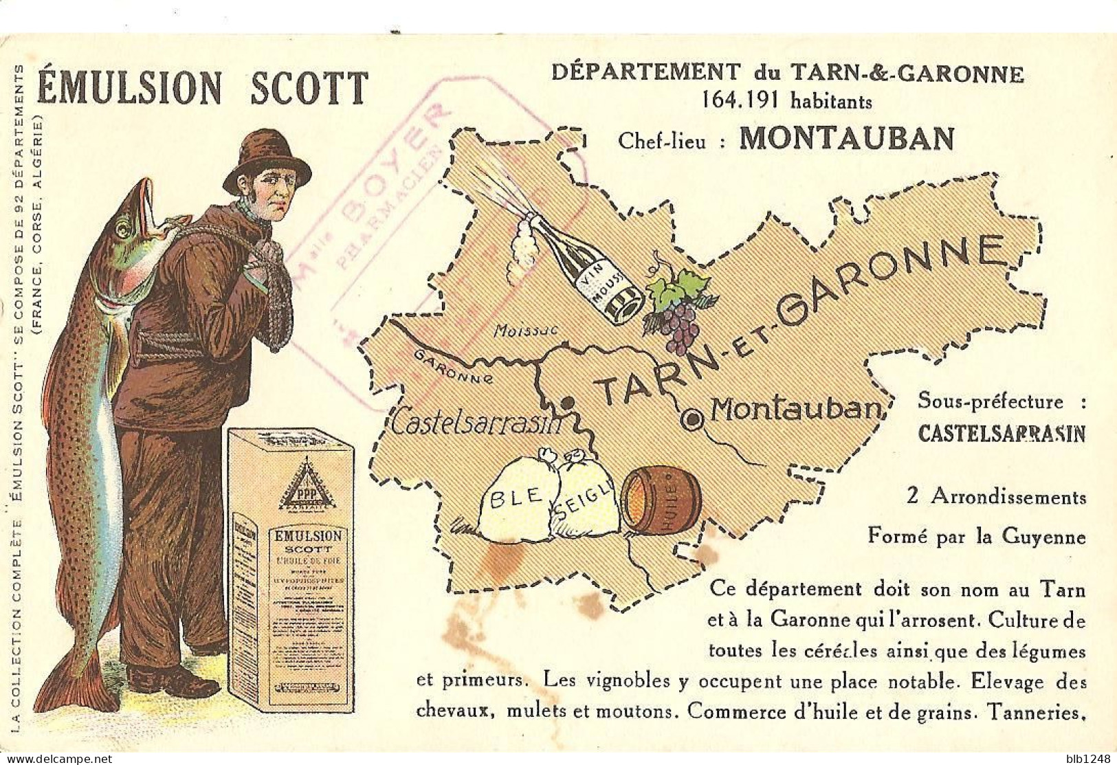 [82] Tarn Et Garonne > Departement Du Tarn Et Garonne Emulsion Scott - Sonstige & Ohne Zuordnung