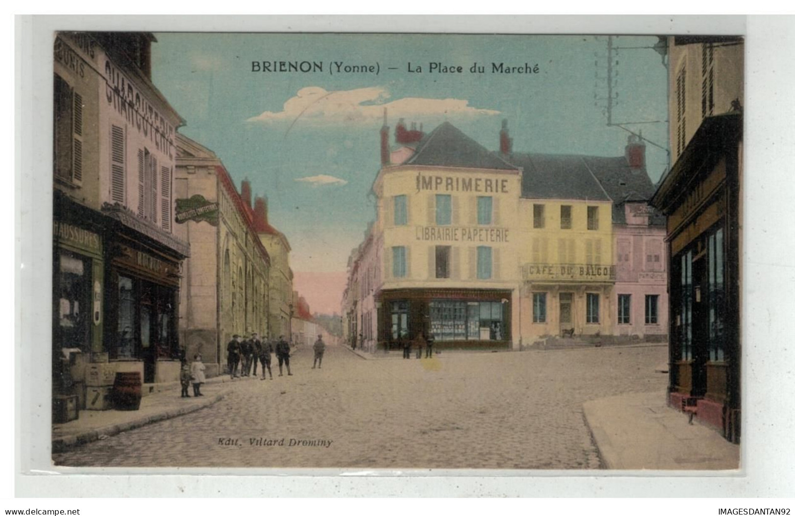 89 BRIENON #19144 LA PLACE DU MARCHE EDIT VILTARD DROMINY - Brienon Sur Armancon