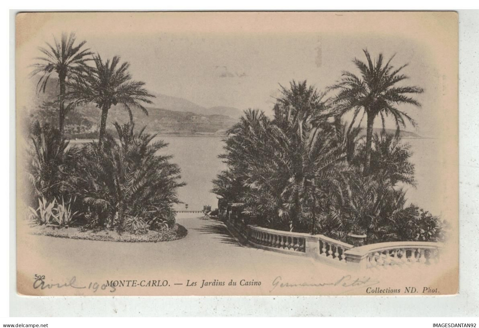 MONACO #18819 MONTE CARLO JARDINS DU CASINO - Monte-Carlo