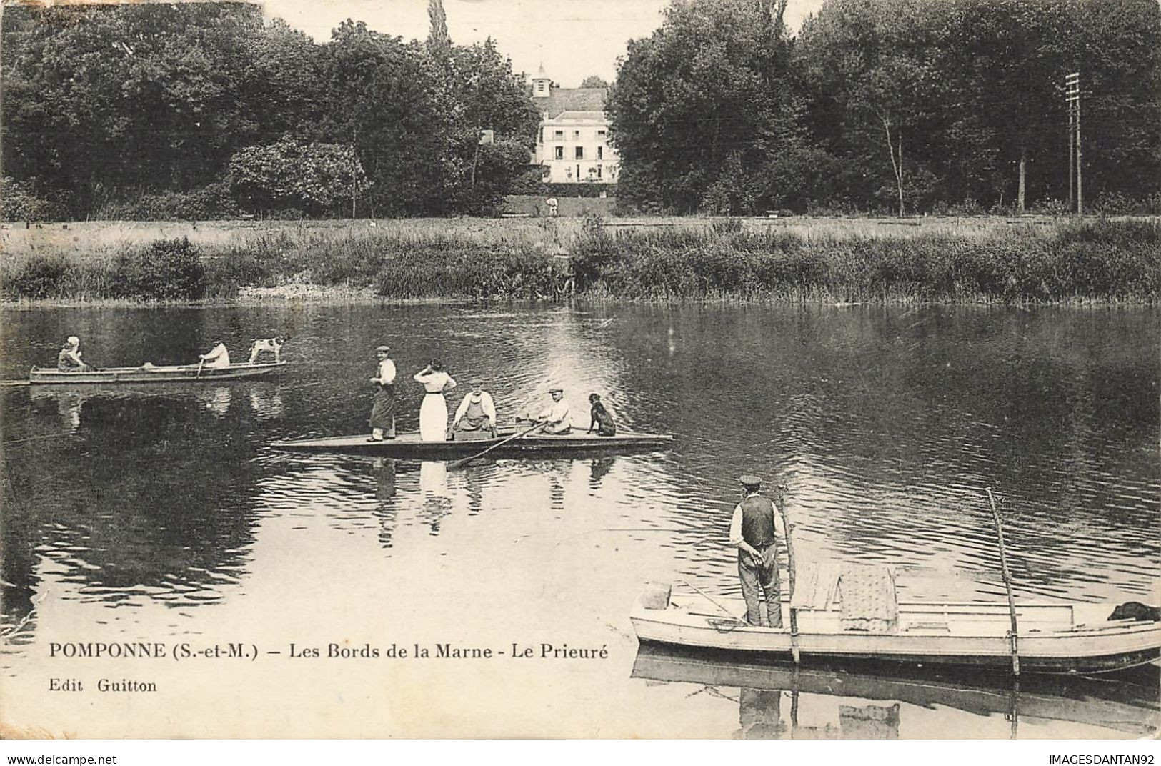 77 POMPONNE #20723 LES BORDS DE LA MARNE LE PRIEURE - Altri & Non Classificati