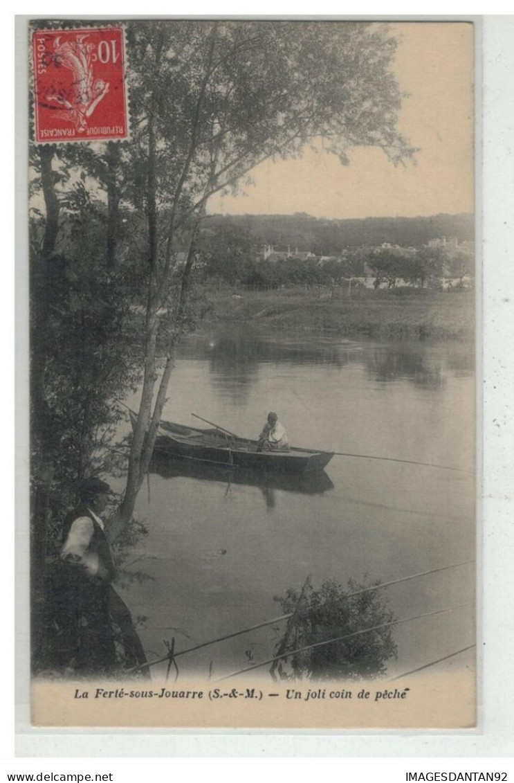 77 LA FERTE SOUS JOUARRE #19545 UN JOLI COIN DE PECHE PECHEUR - La Ferte Sous Jouarre