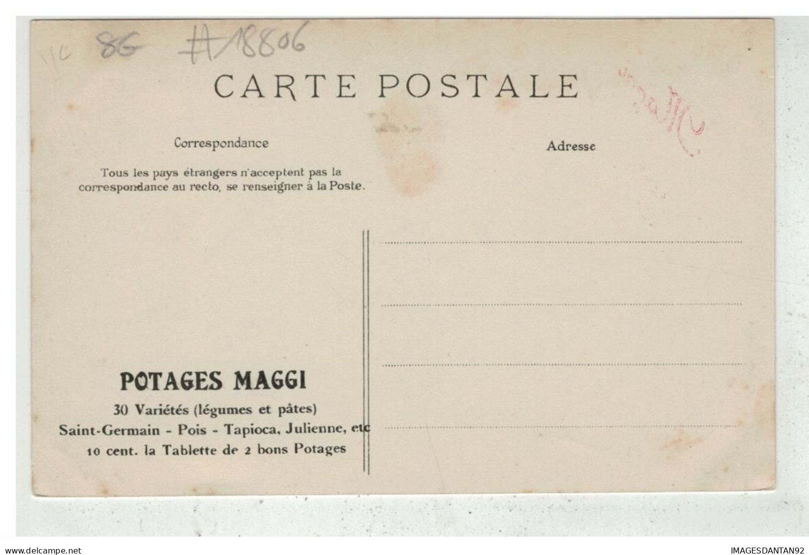 MONACO #18806 MONTE CARLO TERRASSES DU CASINO + PUBLICITE MAGGI - Monte-Carlo