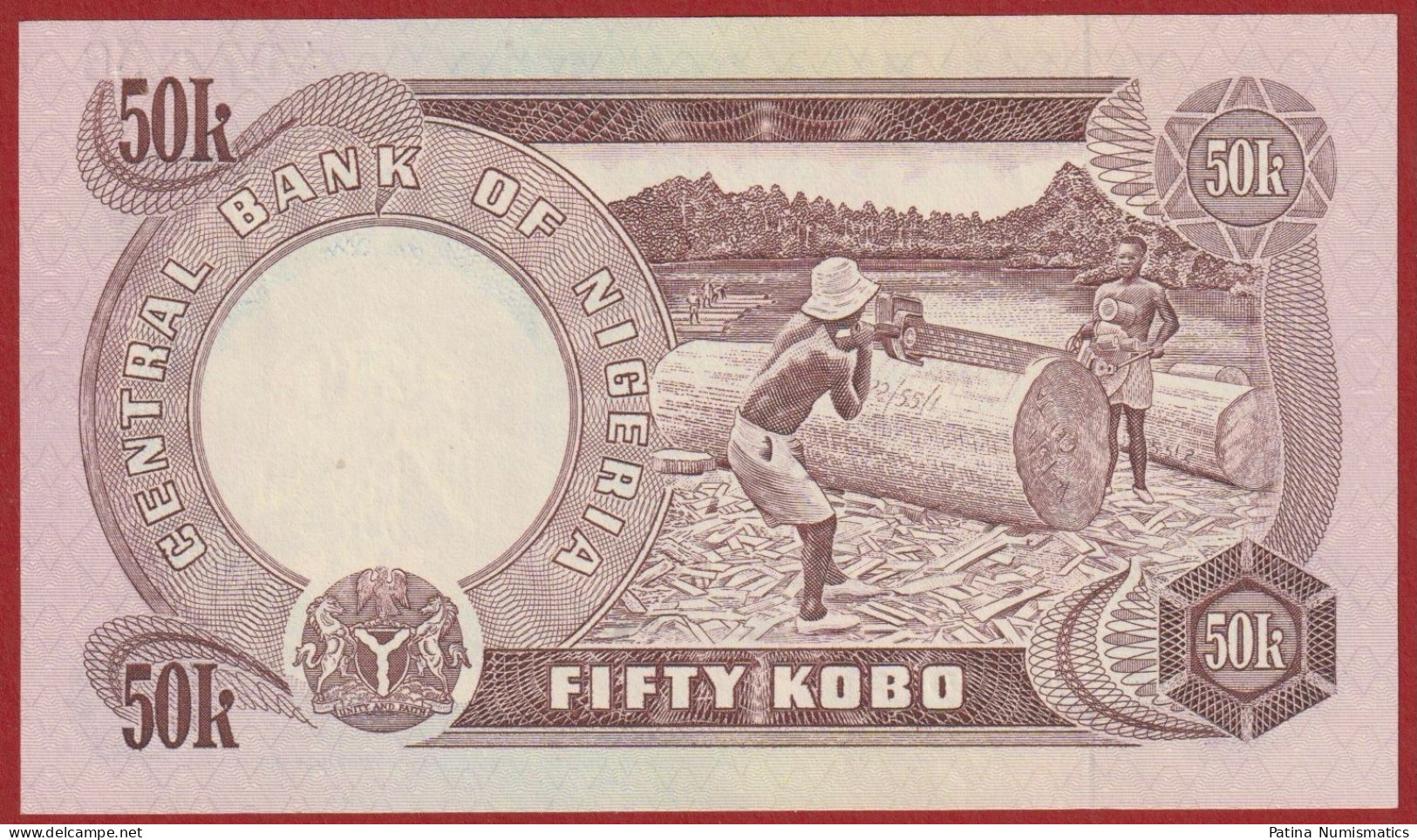 Nigeria 50 Kobo 1973 - 1978 P 14 G Crisp Gem UNC - Sonstige – Afrika
