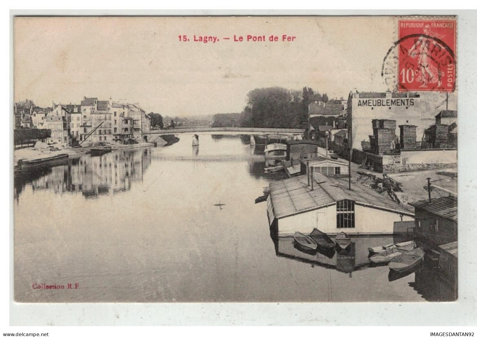77 LAGNY #19525 LE PONT DE FER - Lagny Sur Marne