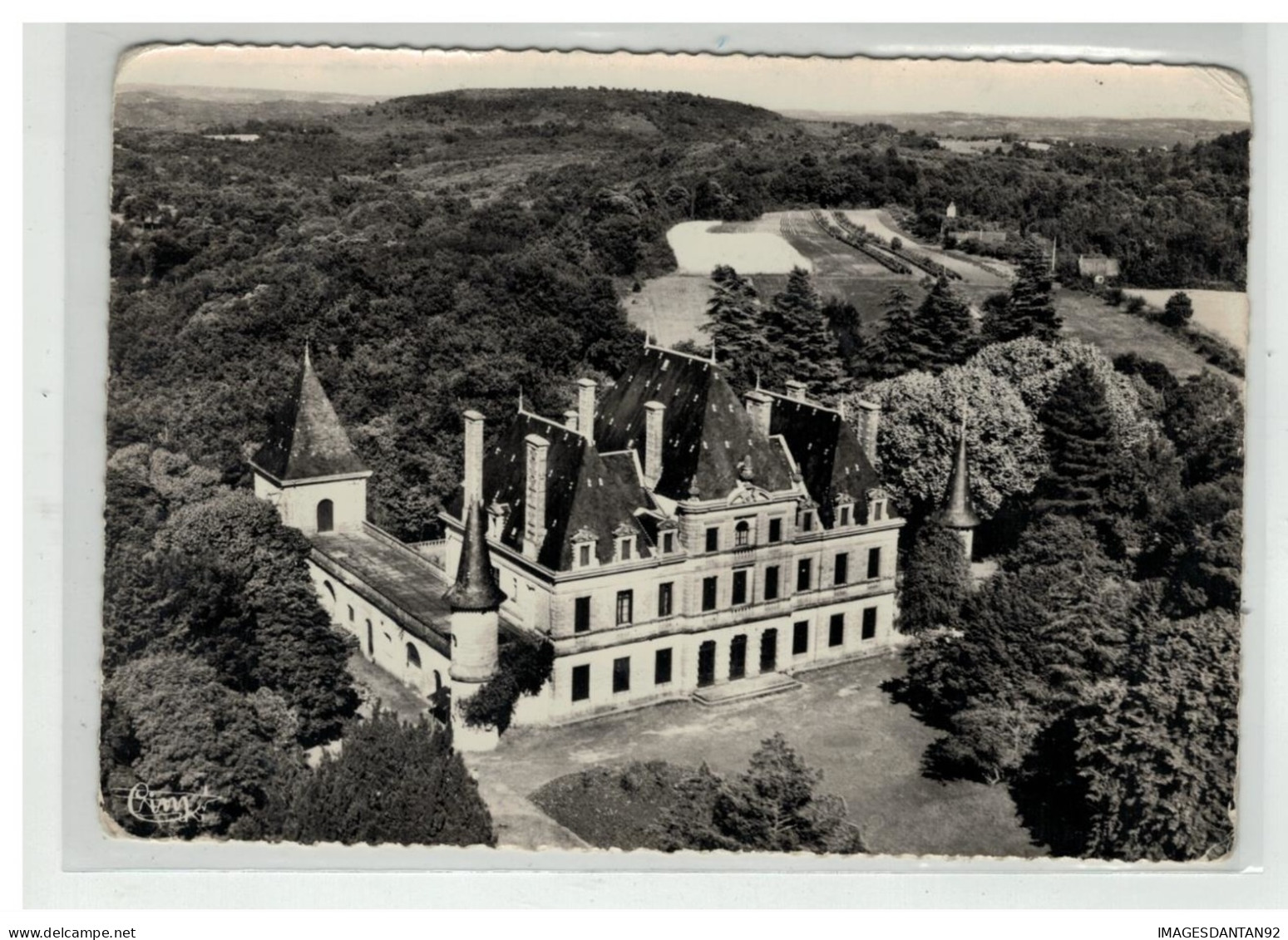 24 DOMME CHATEAU DE GIVERZAC VUE AERIENNE NÂ°15921 A - Sonstige & Ohne Zuordnung