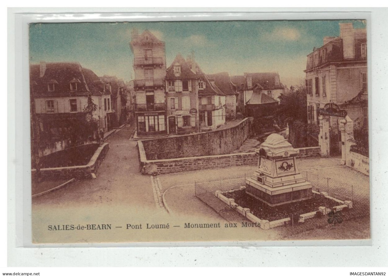 64 SALIES DE BEARN #11525 PONT LOUME MONUMENT AUX MORTS - Salies De Bearn