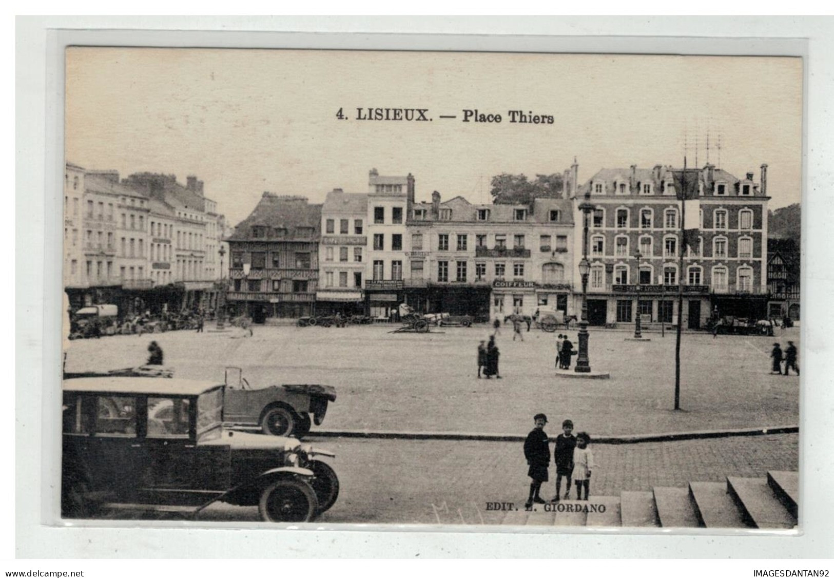 14 LISIEUX PLACE THIERS NÂ°4 EDITEUR GIORDANO - Lisieux