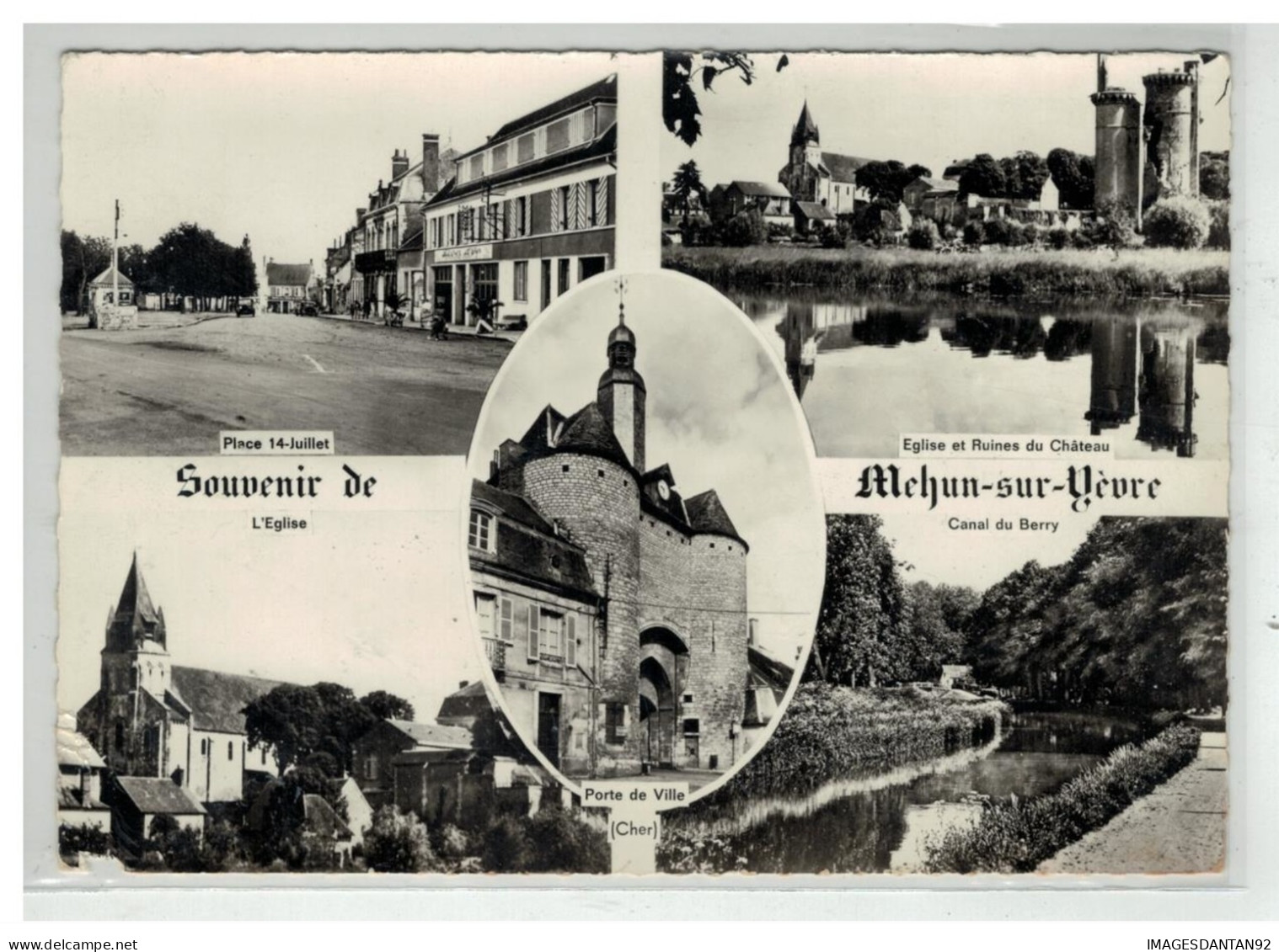 18 MEHUN SUR YEVRE SOUVENIR VUES MULTIPLES NÂ°1 C - Mehun-sur-Yèvre