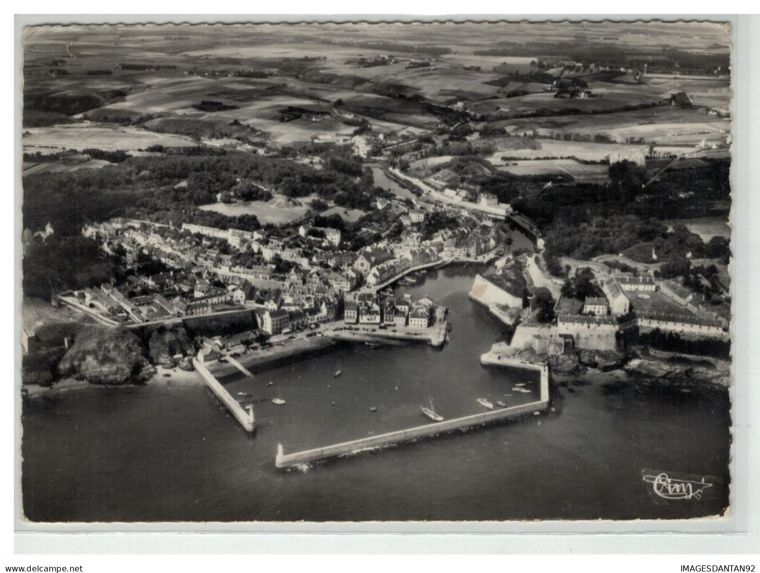 56 BELLE ILE EN MER LE PALAIS PORT ET BASSIN VUE AERIENNE NÂ°6779 A - Belle Ile En Mer