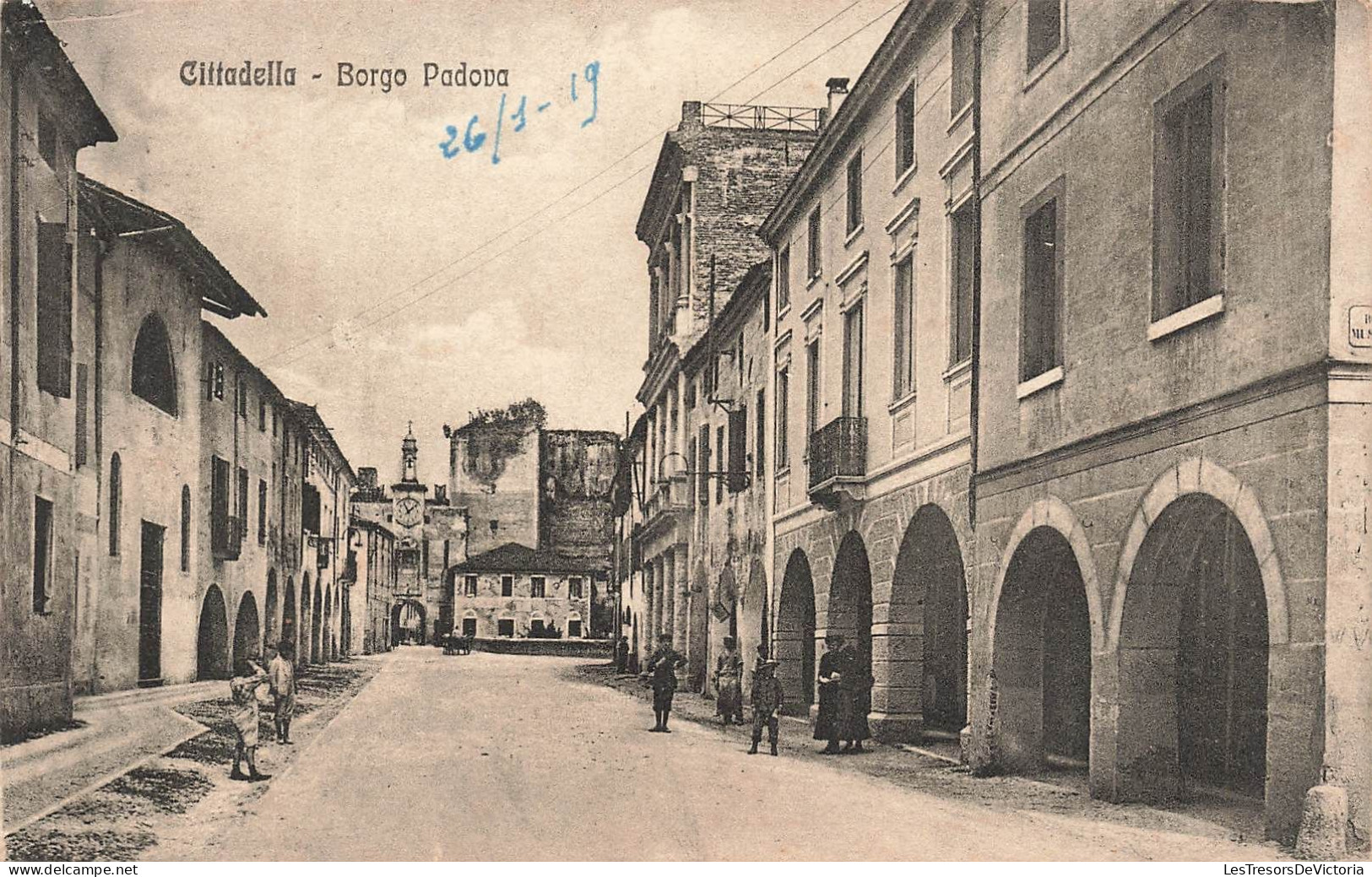 ITALIE - Cittadelle - Borgo Padova - Vue Générale - Animé - Carte Postale Ancienne - Padova (Padua)