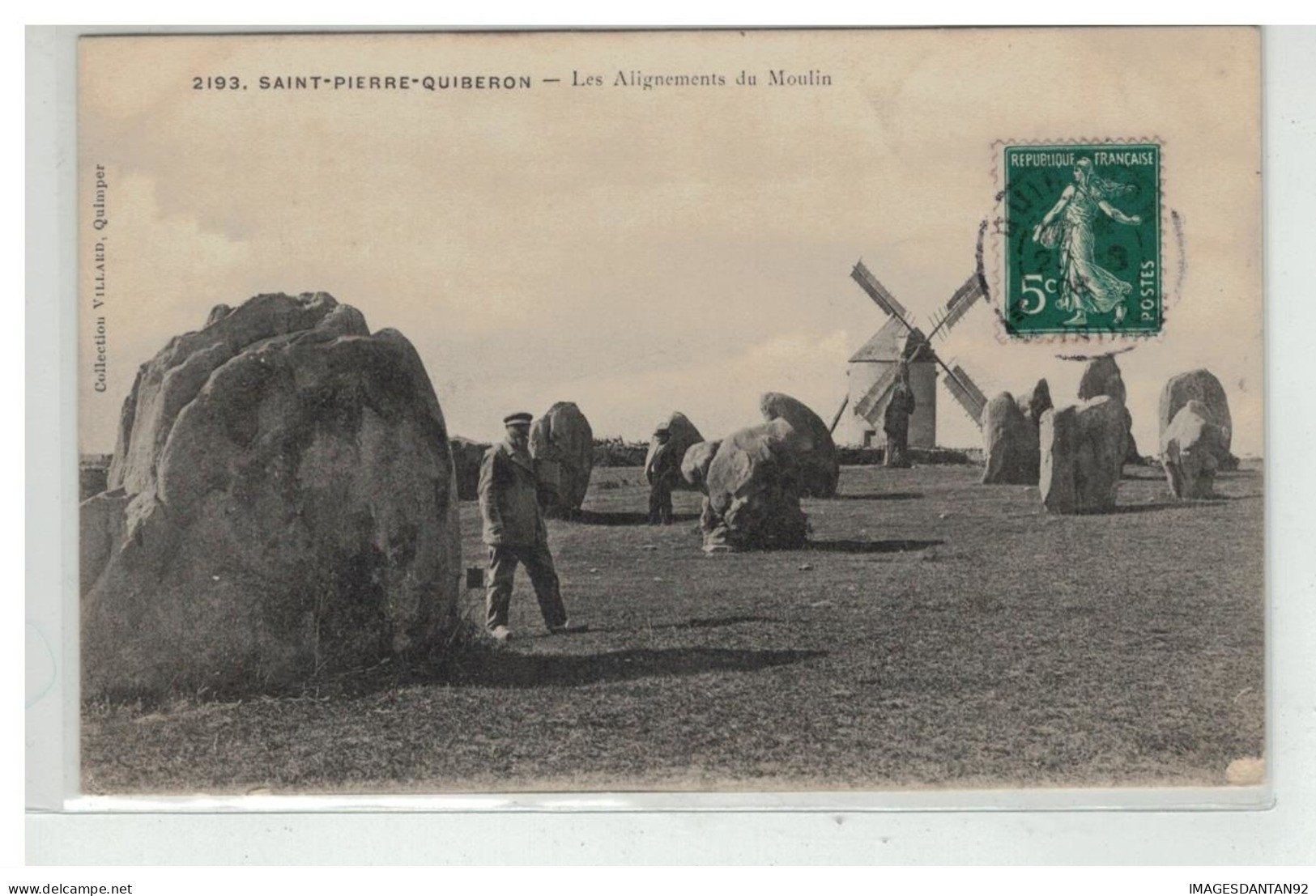 56 SAINT PIERRE QUIBERON LES ALIGNEMENTS DU MOULIN - Otros & Sin Clasificación