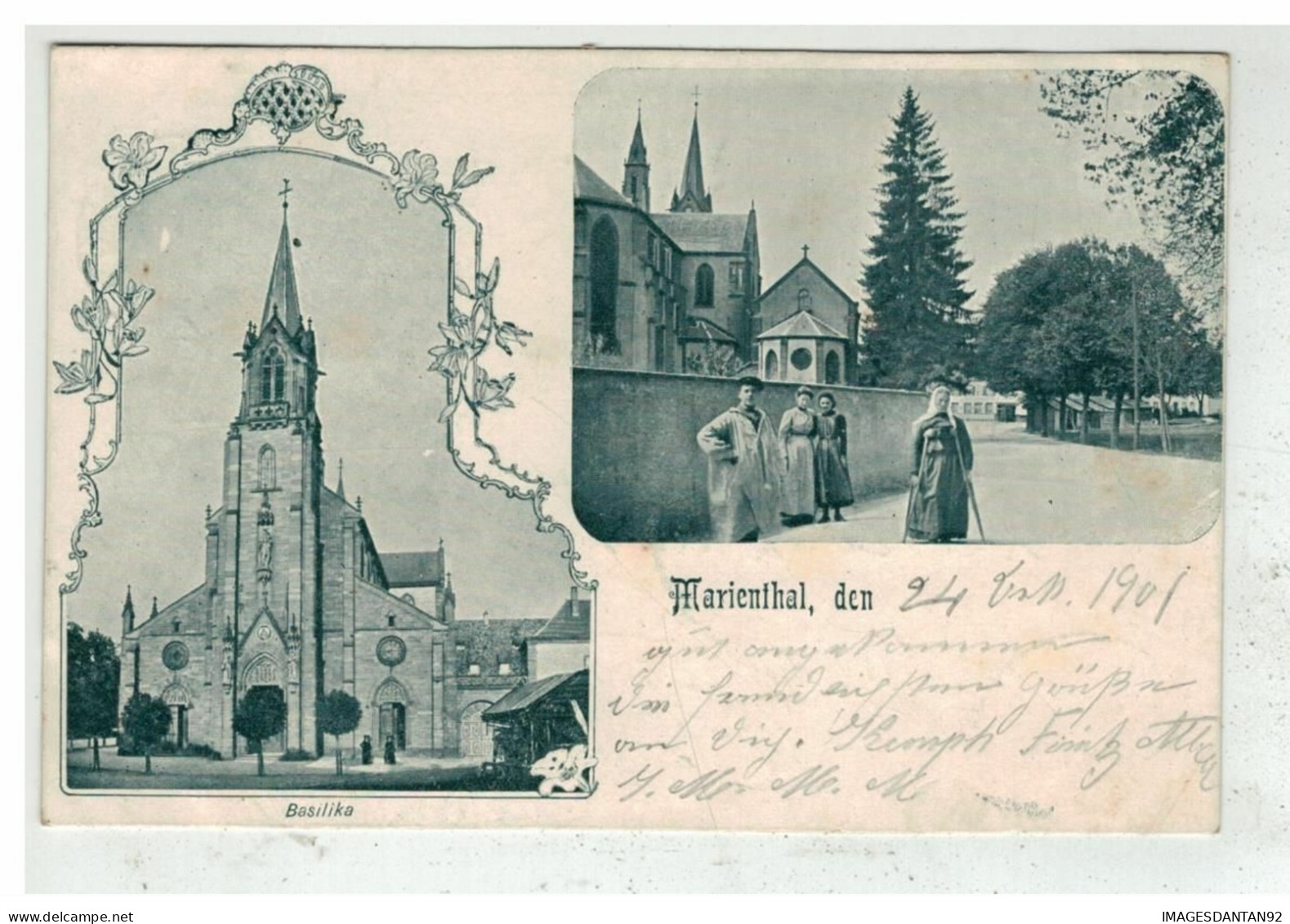 67 MARIENTHAL #15332 GRUSS AUS BASILIKA - Sonstige & Ohne Zuordnung