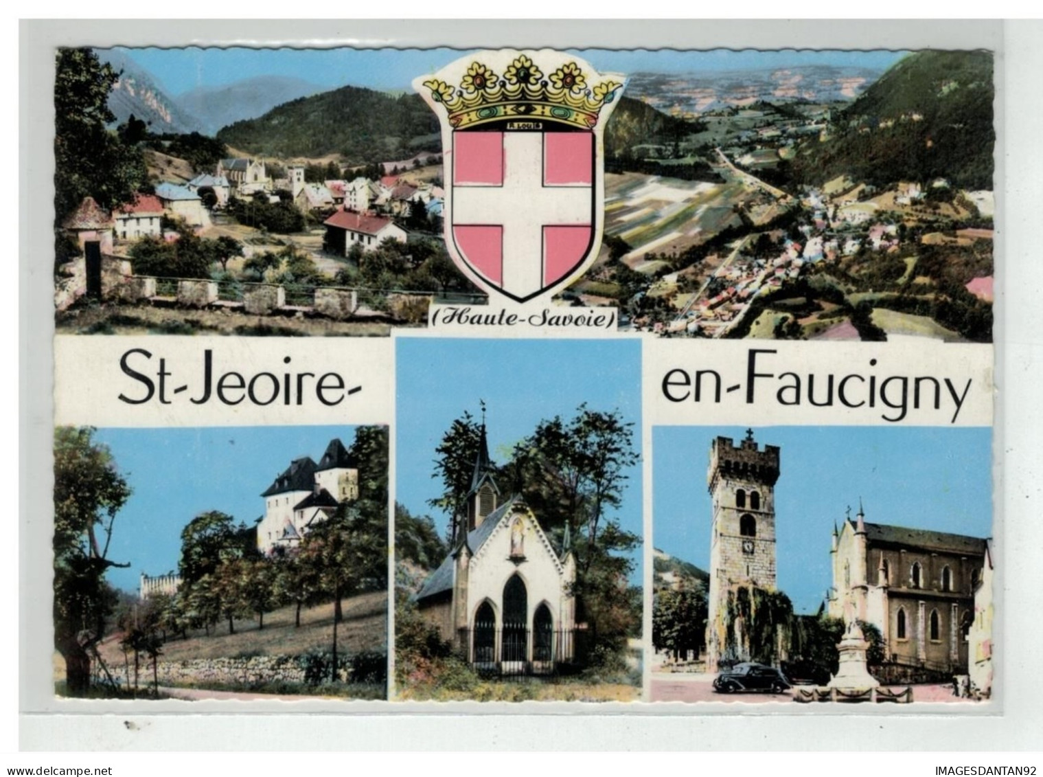 74 SAINT JEOIRE EN FAUCIGNY #13302 VUES MULTIPLES BLASON NÂ°2 C - Saint-Jeoire