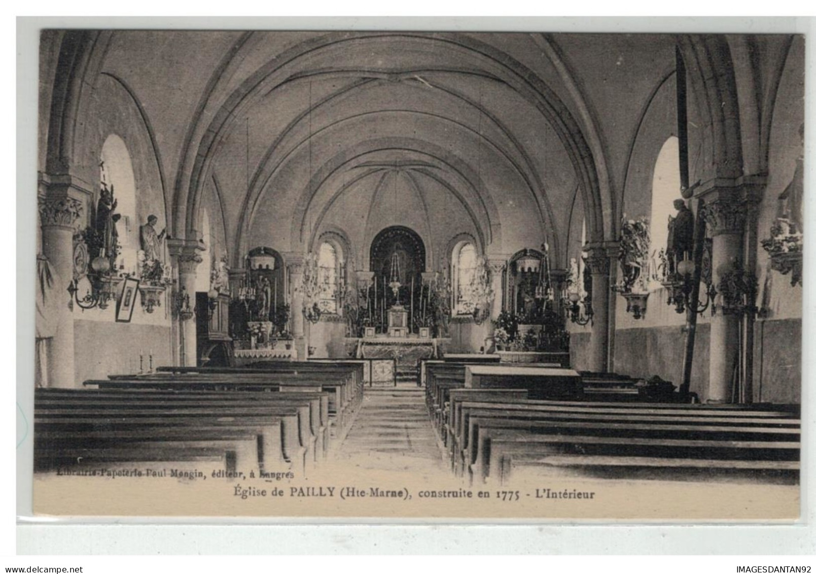 52 PAILLY EGLISE INTERIEUR - Sonstige & Ohne Zuordnung