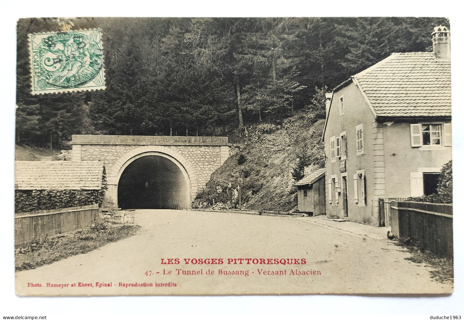 CPA - 67.Le Tunnel De Bussang. Versant Alsacien - Andere & Zonder Classificatie