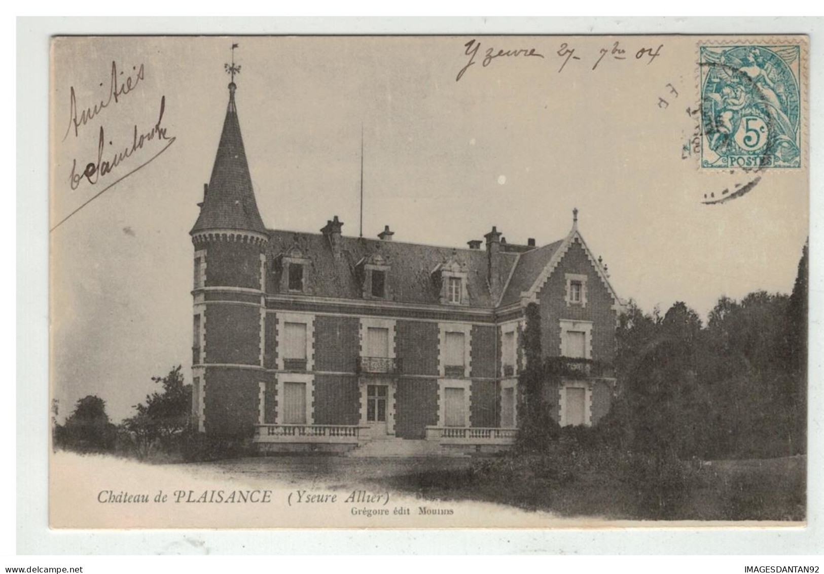 03 YSEURE CHATEAU DE PLAISANCE - Andere & Zonder Classificatie