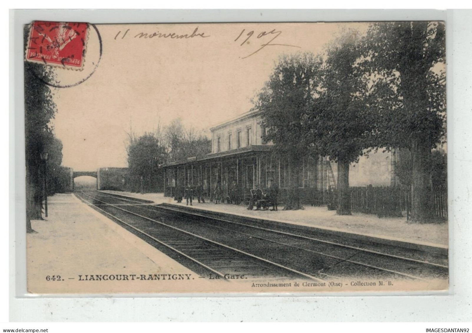 60 LIANCOURT RANTIGNY #10332 LA GARE INTERIEURE NÂ°642 - Liancourt