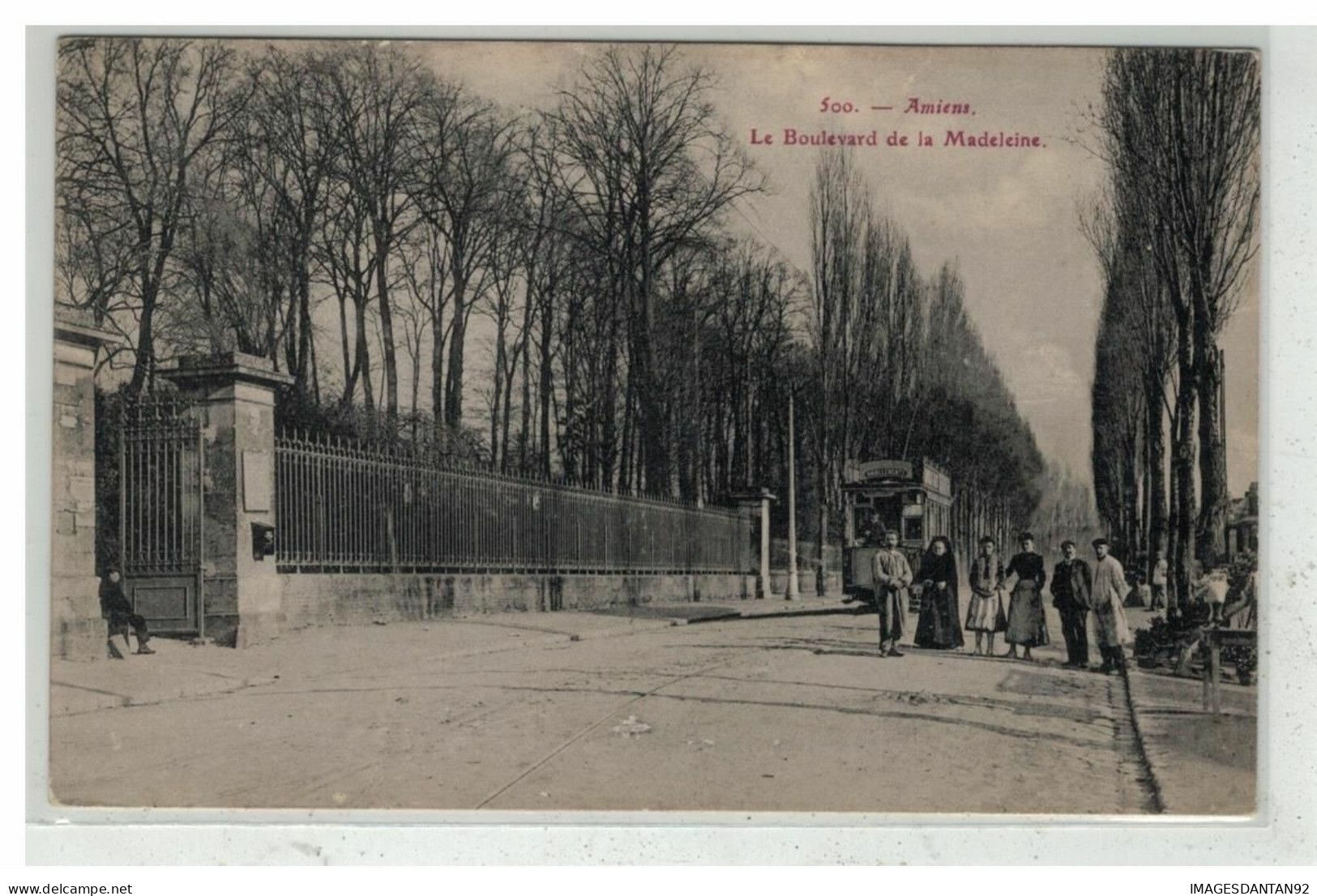 80 AMIENS #15022 LE BOULEVARD DE LA MADELEINE NÂ°500 TRAMWAY - Amiens