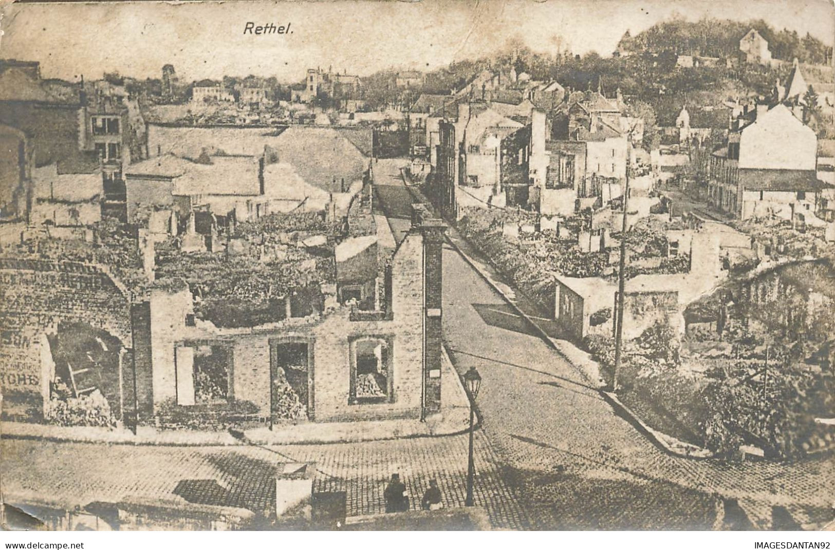 08 RETHEL #22379 RUINES APRES GUERRE CARTE PHOTO - Rethel