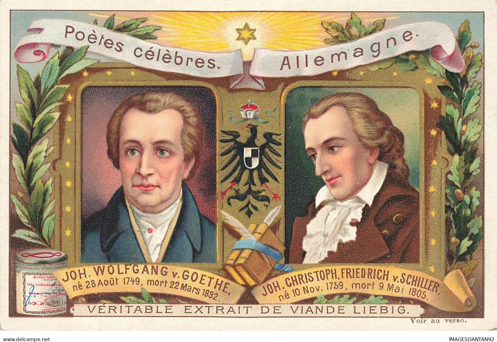 LIEBIG S566 POETES CELBRES ALLEMAGNE WOLFGANG FRIEDRICH - Liebig