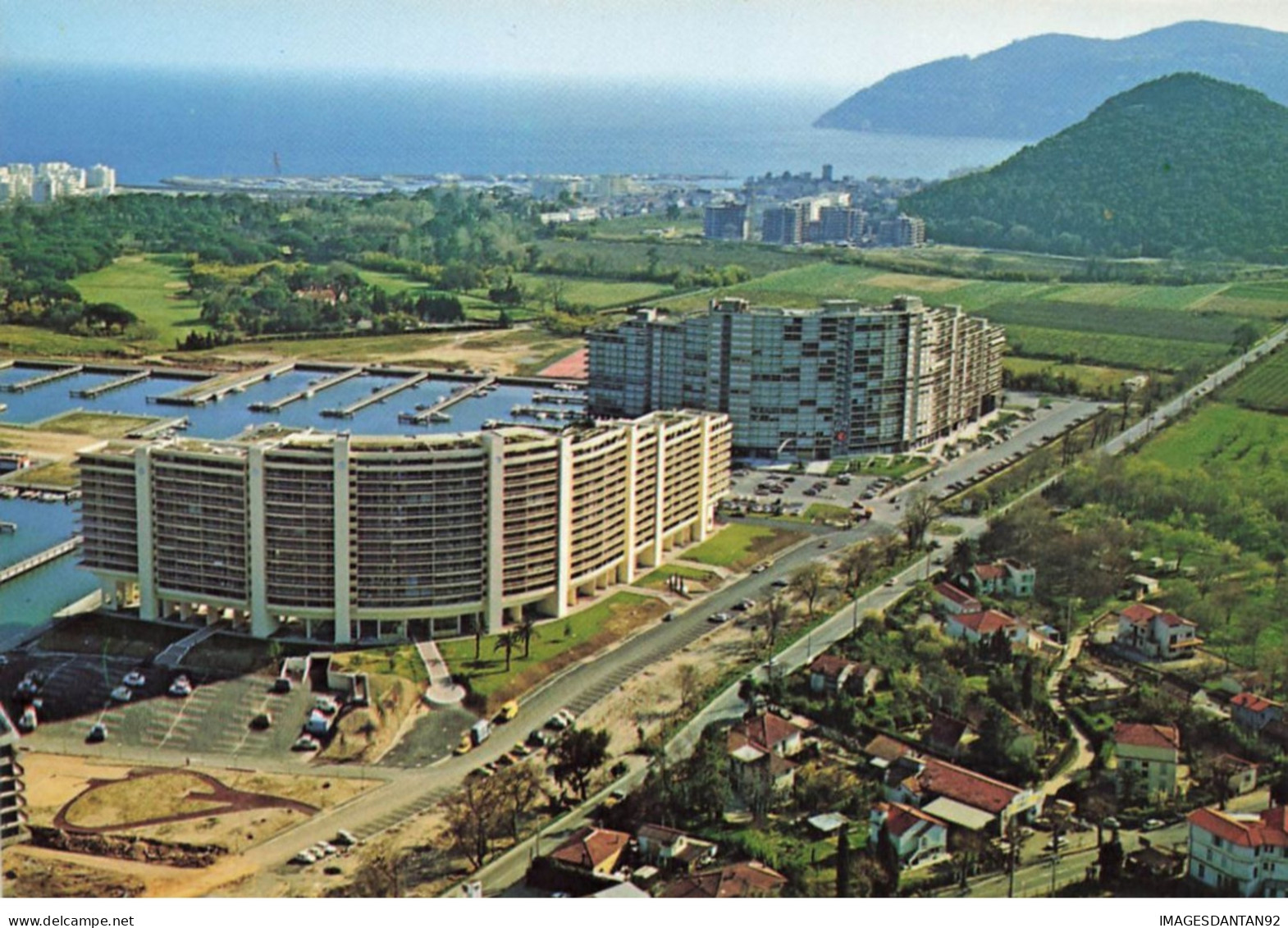 06 MANDELIEU #22264 VUE AERIENNE DE CANNES MARINA ET BAIE DE NAPOULE - Andere & Zonder Classificatie