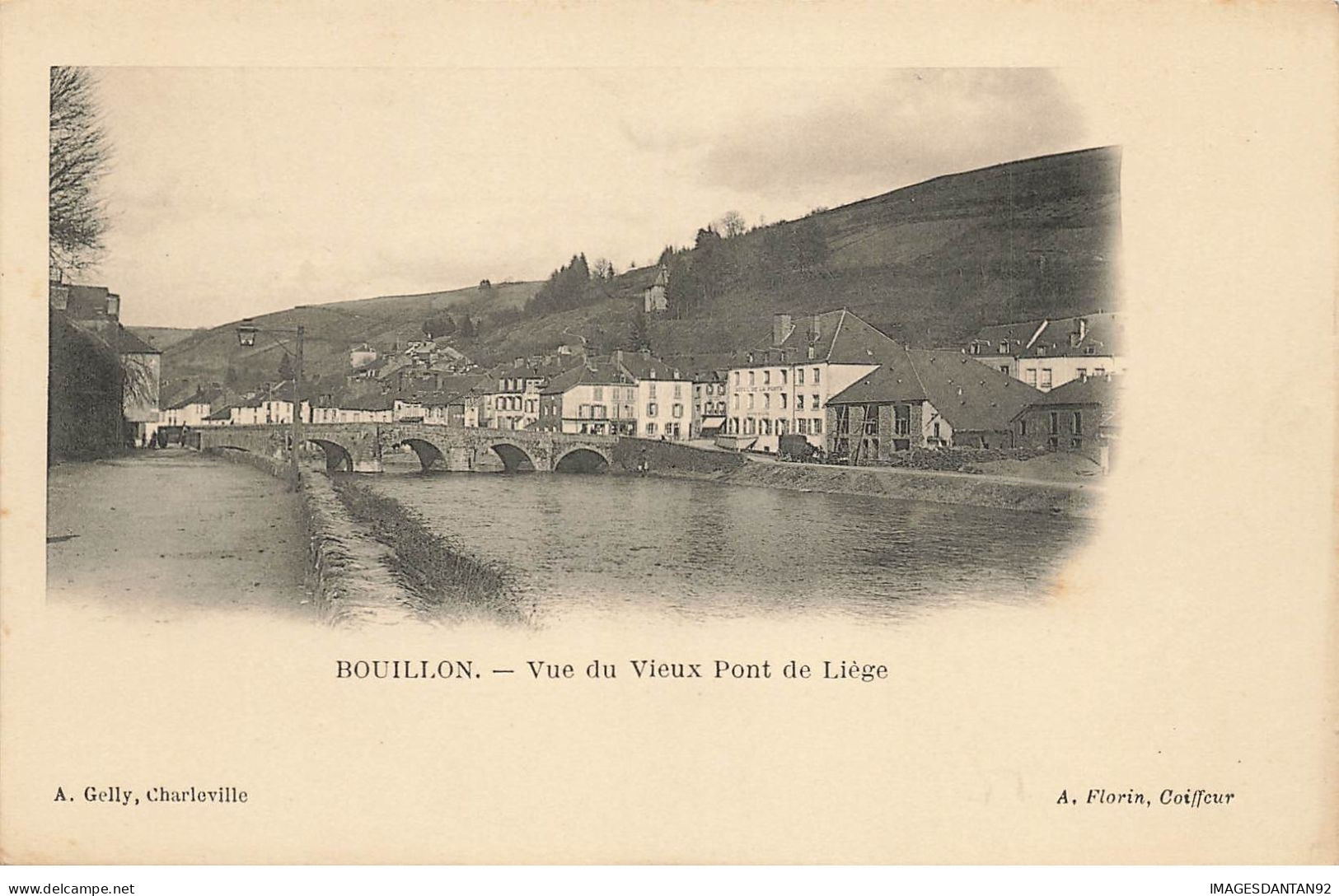 BELGIQUE #22235 BOUILLON VUE DU VIEUX PONT DE LIEGE - Bouillon