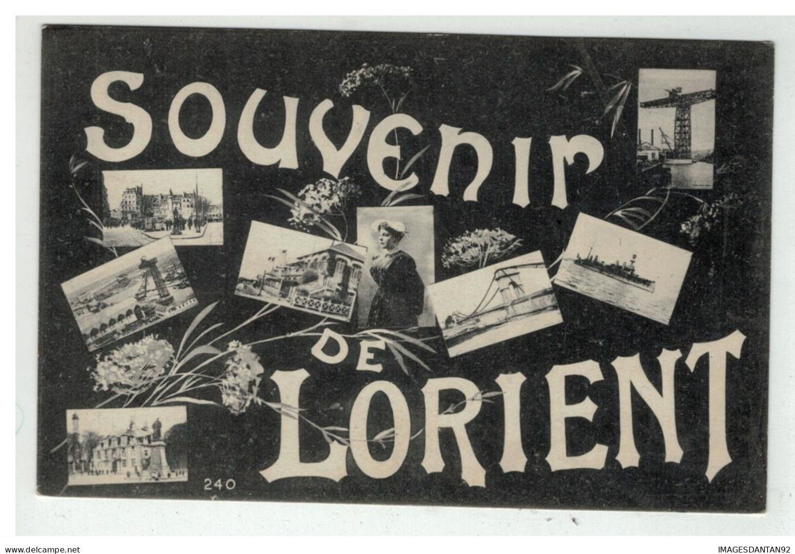 56 LORIENT SOUVENIR VUES MULTIPLES - Lorient