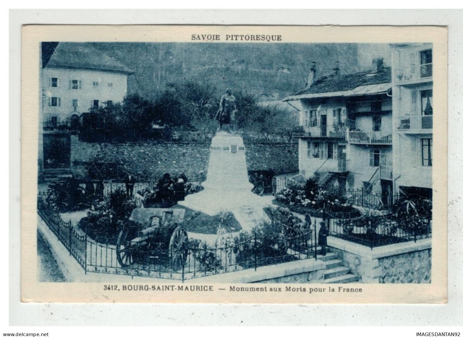 73 BOURG SAINT MAURICE #12925 MONUMENT AUX MORTS POUR LA FRANCE NÂ°3412 - Bourg Saint Maurice