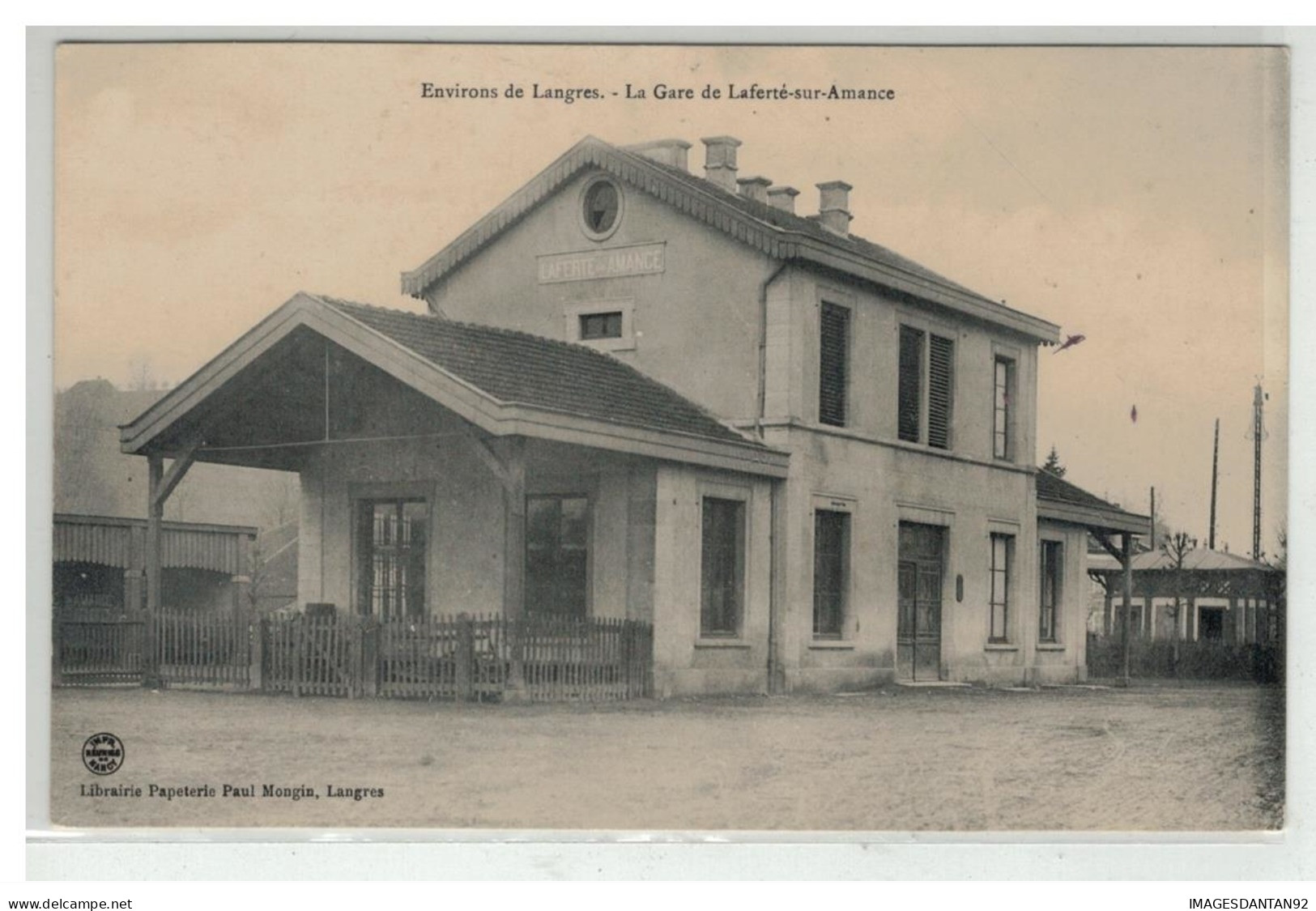 52 LAFERTE SUR AMANCE PRES LANGRES LA GARE EXTERIEUR - Sonstige & Ohne Zuordnung