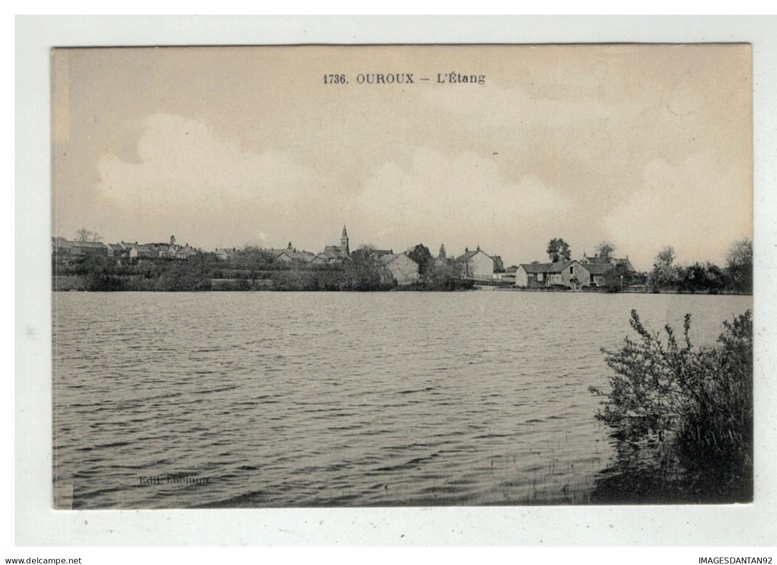 58 OUROUX #10563 L ETANG NÂ°1736 EDIT LHOMME - Sonstige & Ohne Zuordnung