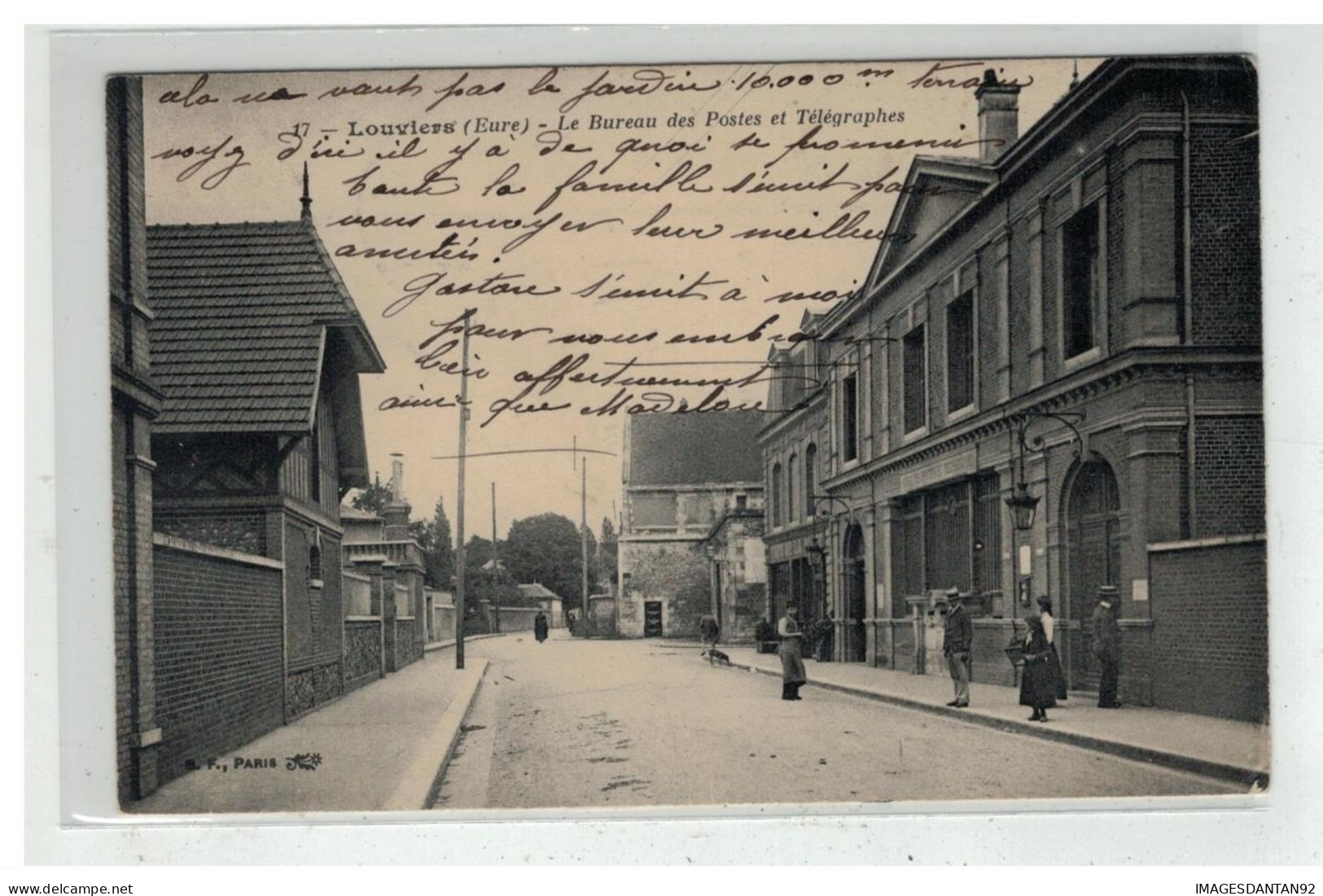 27 LOUVIERS BUREAU DE POSTES ET TELEGRAPHES NÂ°17 - Louviers