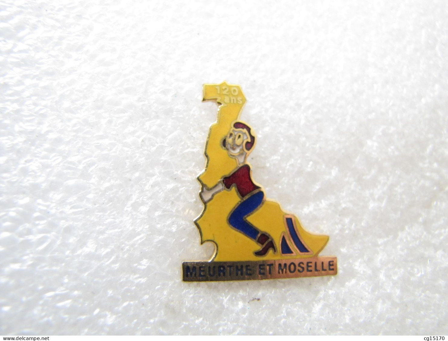 PIN'S    MEURTHE-ET-MOSELLE  120 ANS    Email Grand Feu - Other & Unclassified