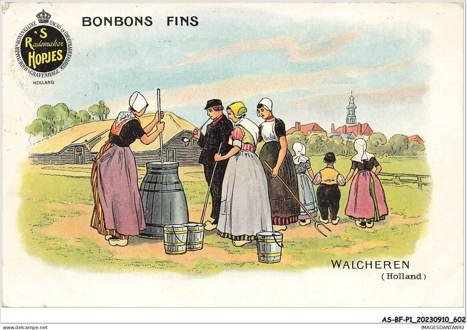 AS#BFP1-0302 - PUBLICITE - Bonbons Fins - Walcheren (Holland) - Werbepostkarten