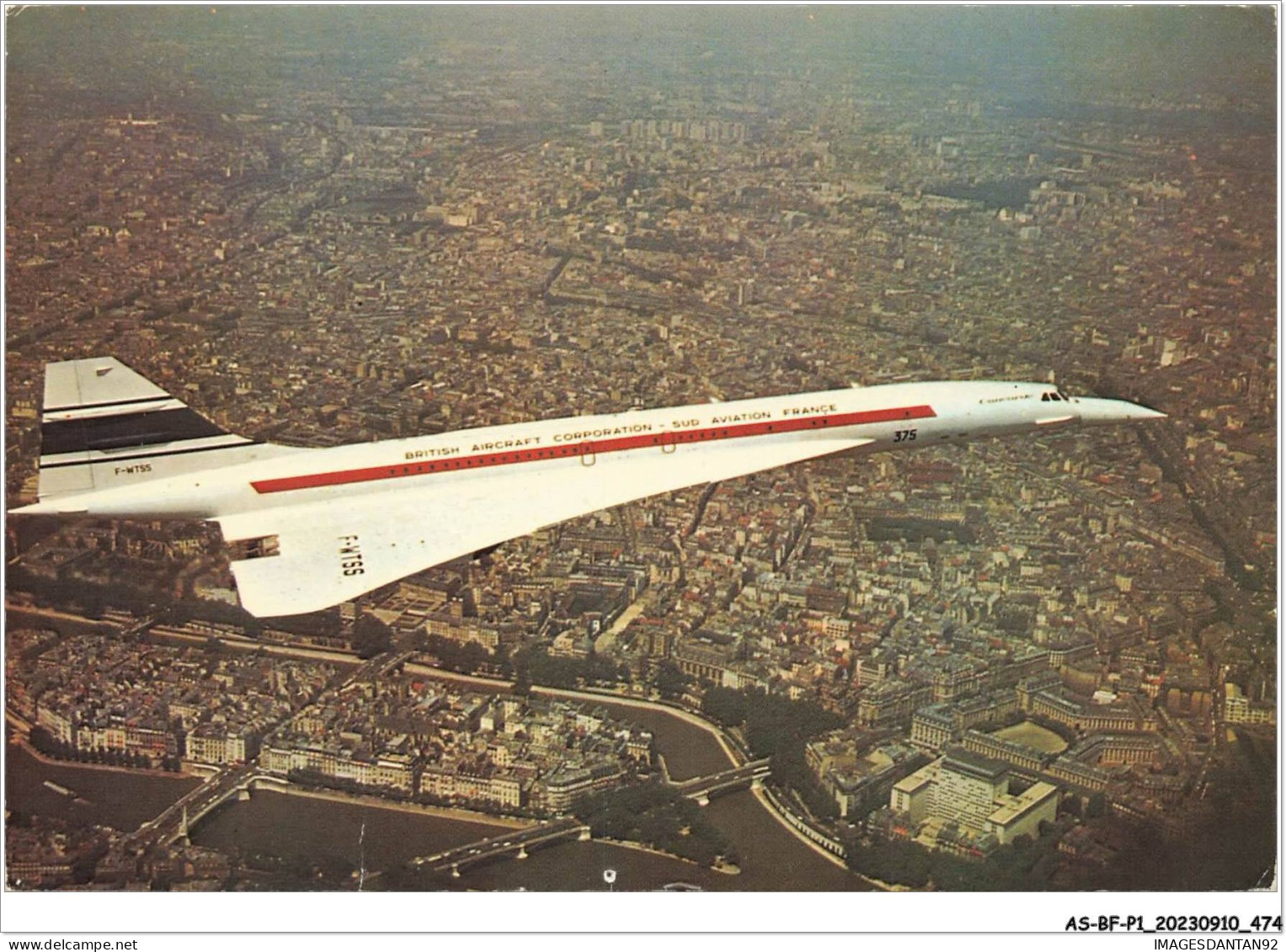 AS#BFP1-0238 - AVIATION - Concorde - Avion Supersonique  - 1946-....: Modern Era
