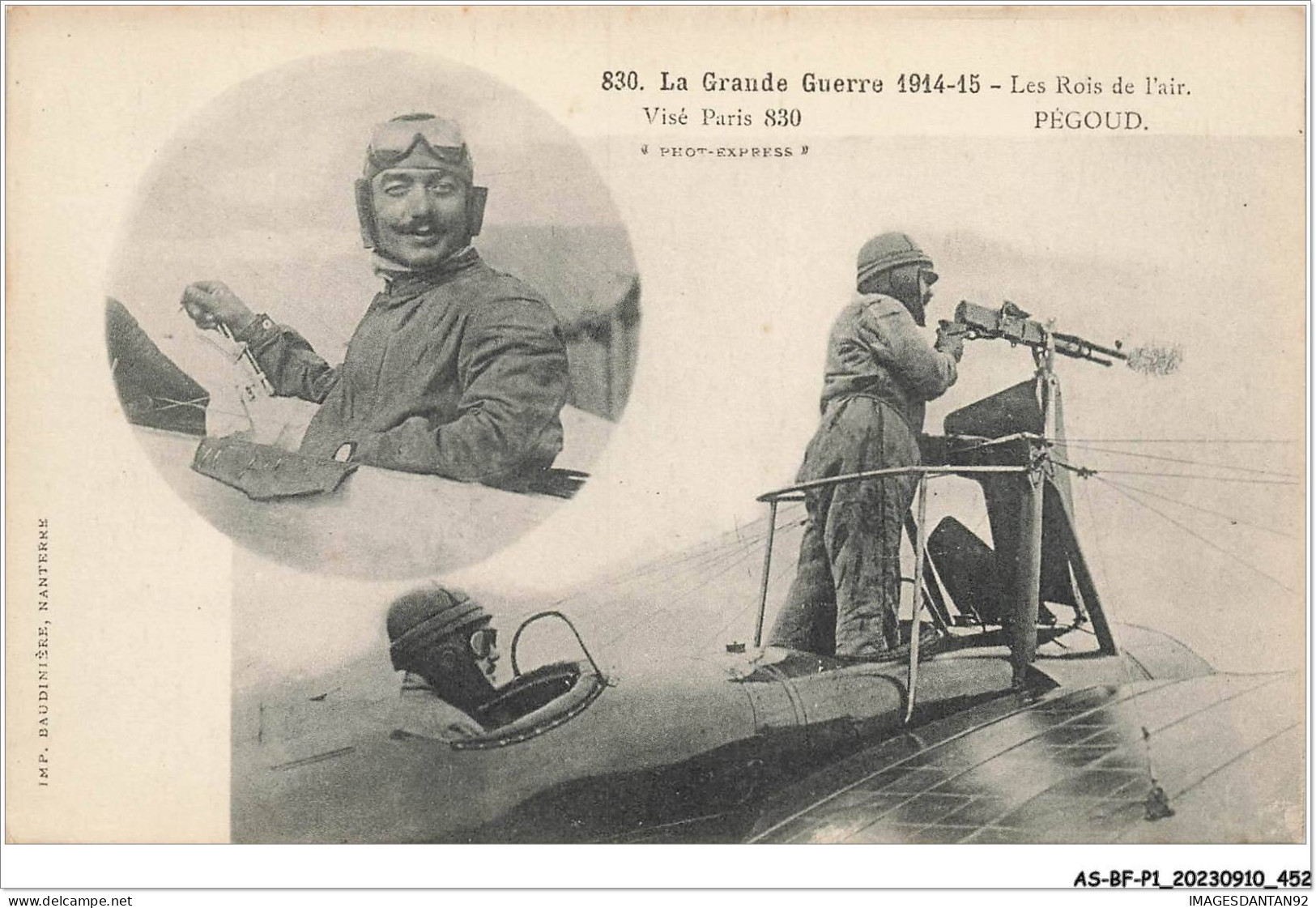 AS#BFP1-0227 - AVIATION - La Grande Guerre 1914-15 - Les Rois De L'air - 1914-1918: 1ste Wereldoorlog
