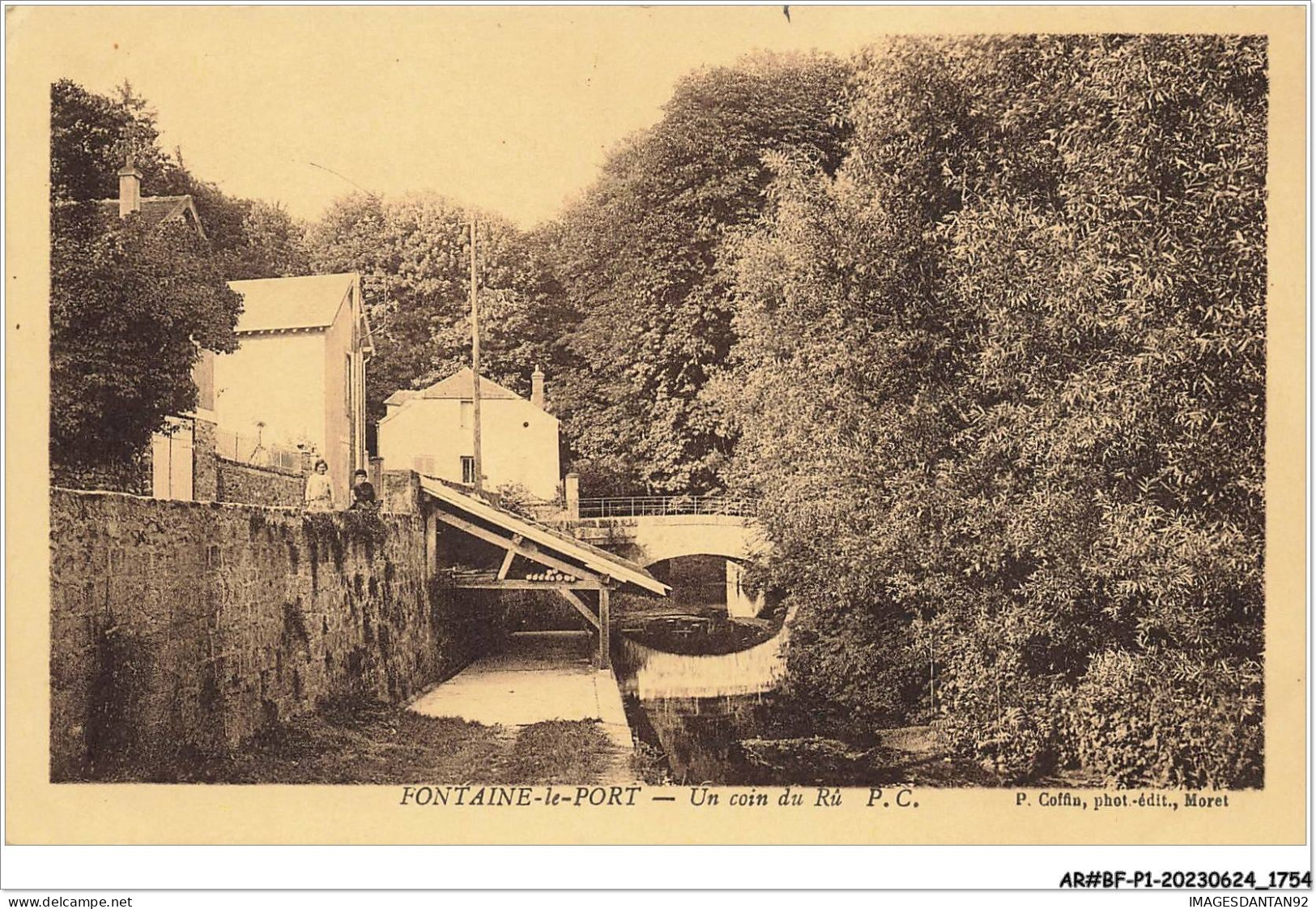 AR#BFP1-77-0878 - FONTAINE-LE-PORT - Un Coin Du Rû - Fontainebleau