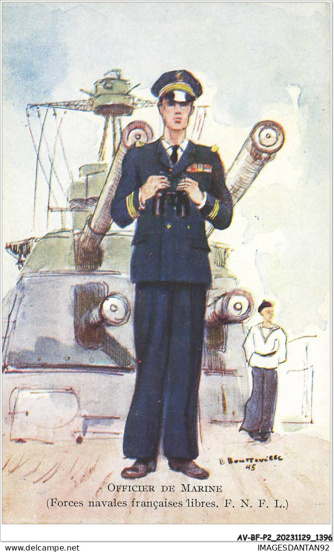 AV-BFP2-0885 - MILITAIRE - Officier De Marine (Forces Navales Française Libres) - Personen