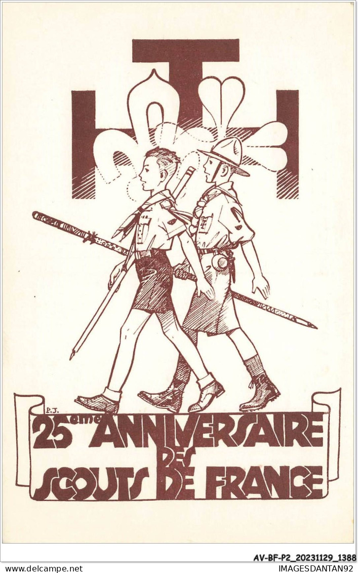 AV-BFP2-0881 - SCOUTISME - 25è Anniversaire De L'Association Des Scouts De France - Scoutisme