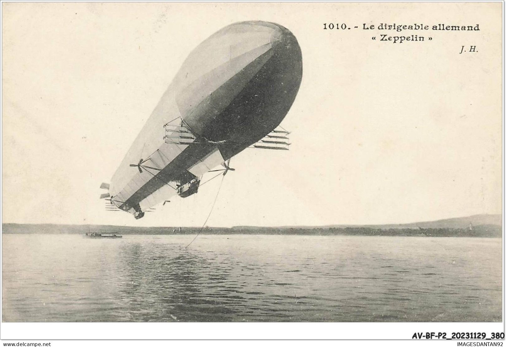 AV-BFP2-0378 - AVIATION - Le Dirigeable Allemand Zeppelin - Ballon - Dirigeables