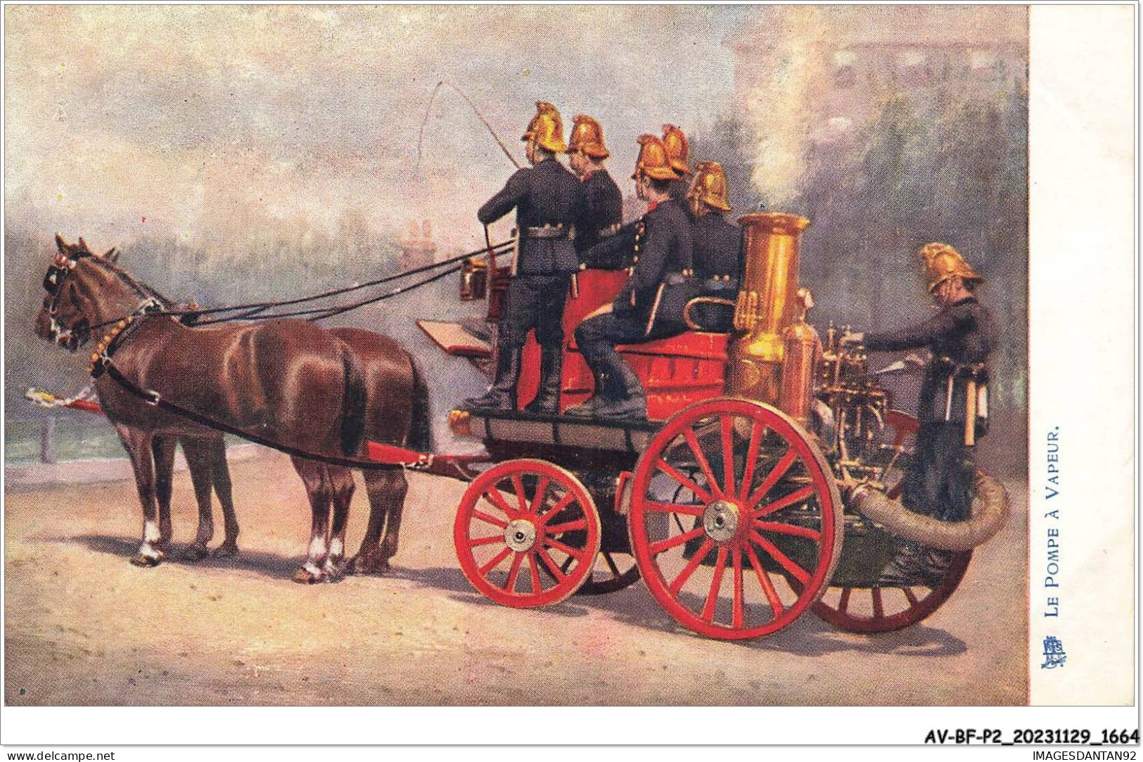 AV-BFP2-1019 - POMPIERS - Le Pompe à Vapeur - Métier - Feuerwehr