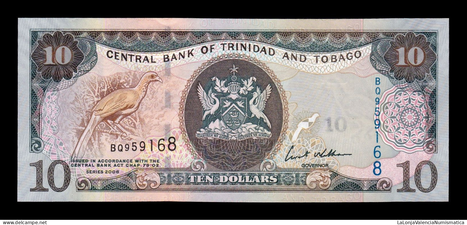 Trinidad & Tobago 10 Dollars 2006 Pick 48 Sc Unc - Trinidad En Tobago